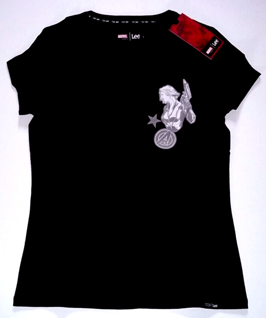 Marvel Avengers, Black Widow Women Small T-Shirt by Lee - Foreign Exclusive -New