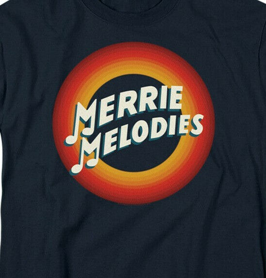 Merrie Melodies Logo (Looney Tunes) Men Unisex T-Shirt -Available Sm to 5x -new