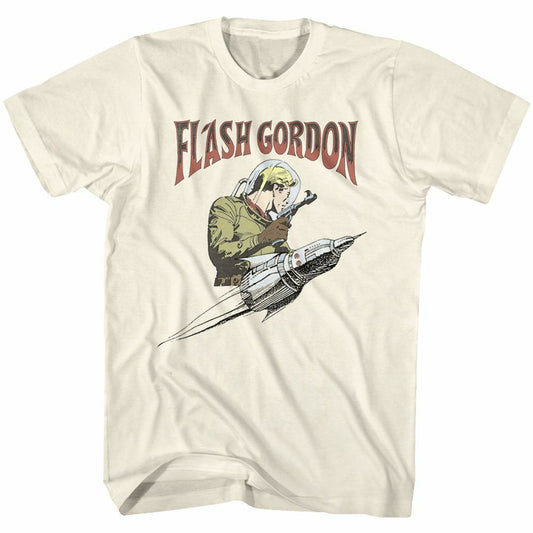 Flash Gordon "With Rocket" (Al Williamson) Mens T-Shirt. Available Sm to 4x