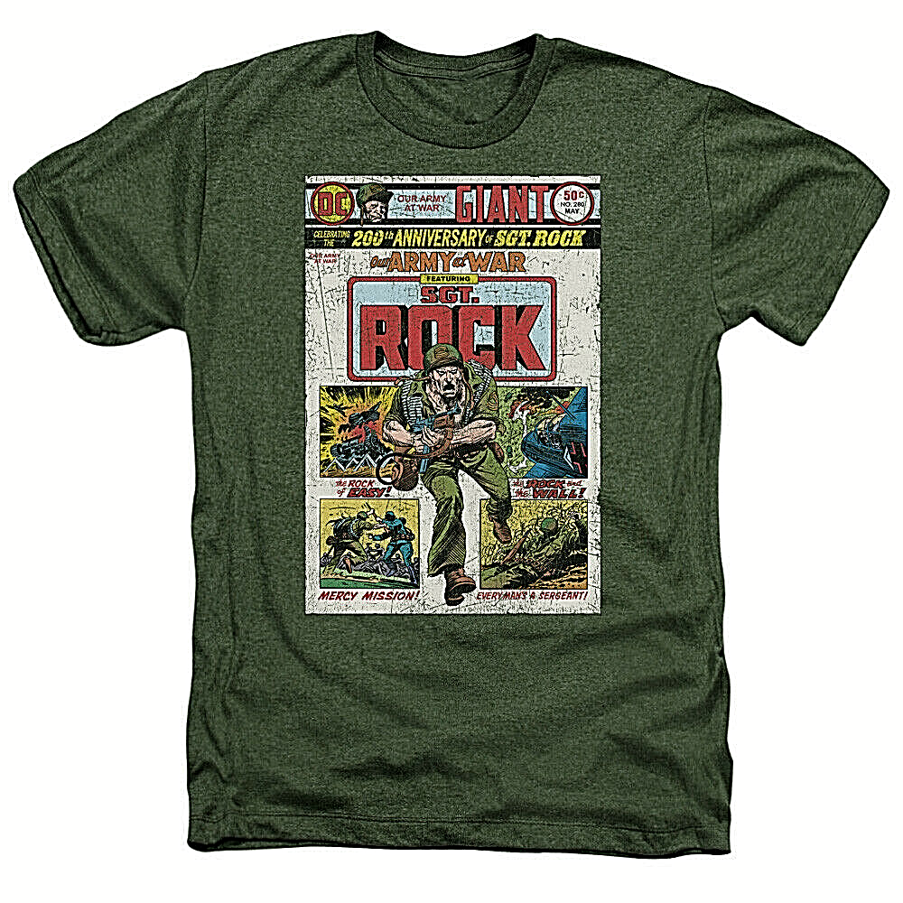 DC Comics Sgt Rock #280 "Our Army At War" Mens Unisex T-Shirt -Available S to 3x