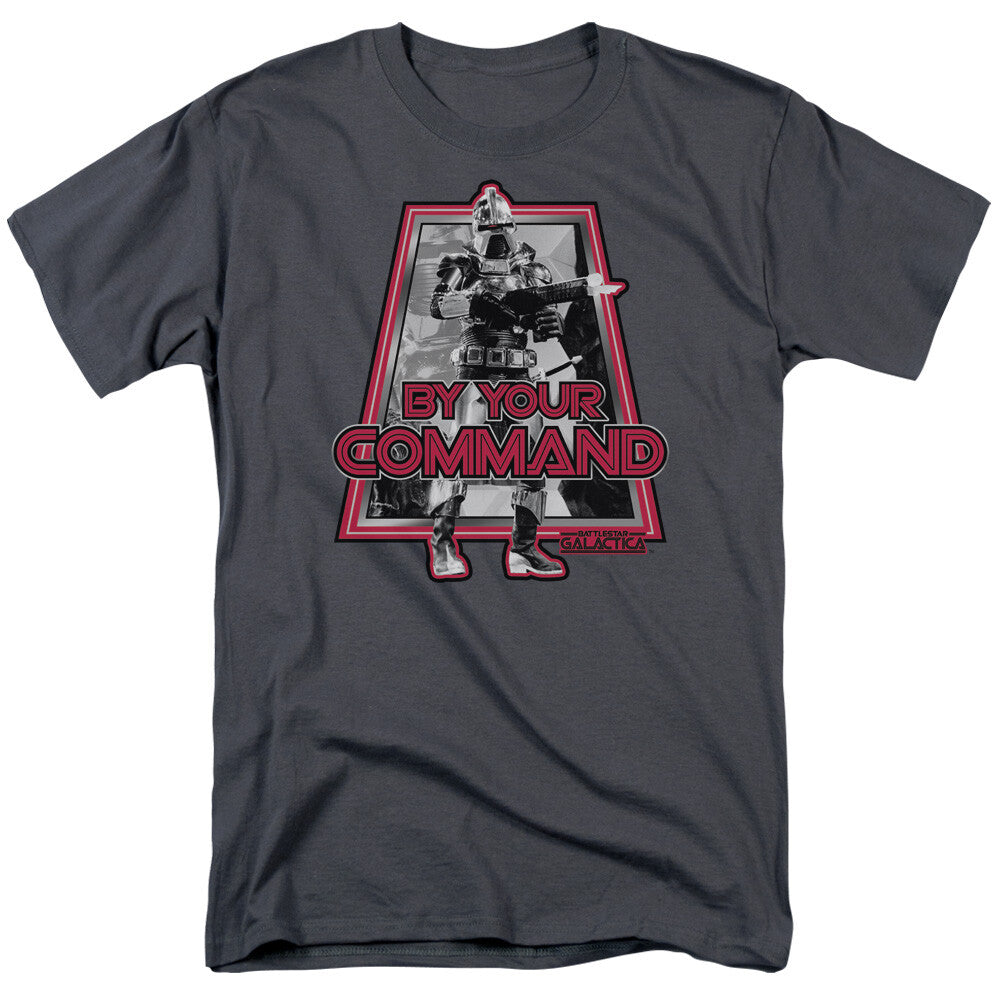 Battlestar Galactica, "Cylon, By Your Command" Mens T-Shirt -Available S to 5x