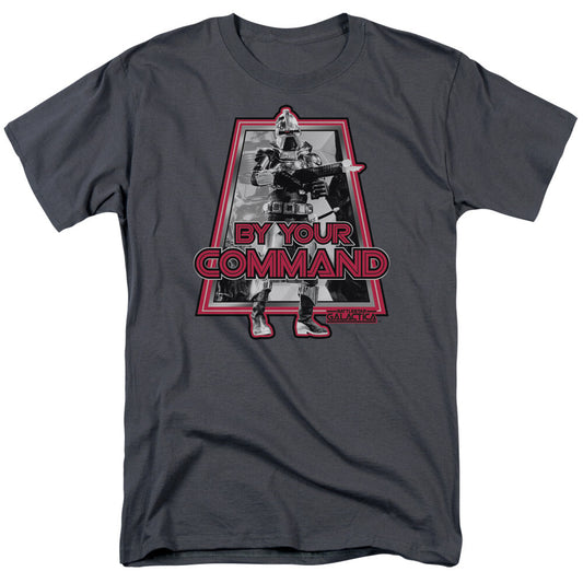 Battlestar Galactica, "Cylon, By Your Command" Mens T-Shirt -Available S to 5x