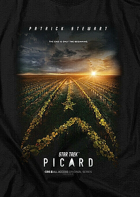 Star Trek: Picard TV Series "Poster"  Mens T-Shirt. Available Sm to 5x