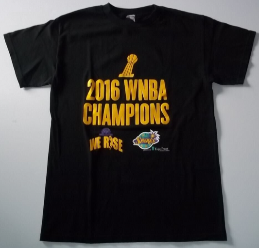 Medium Los Angeles Sparks 2016 WNBA Champions Adult Unisex T-Shirt