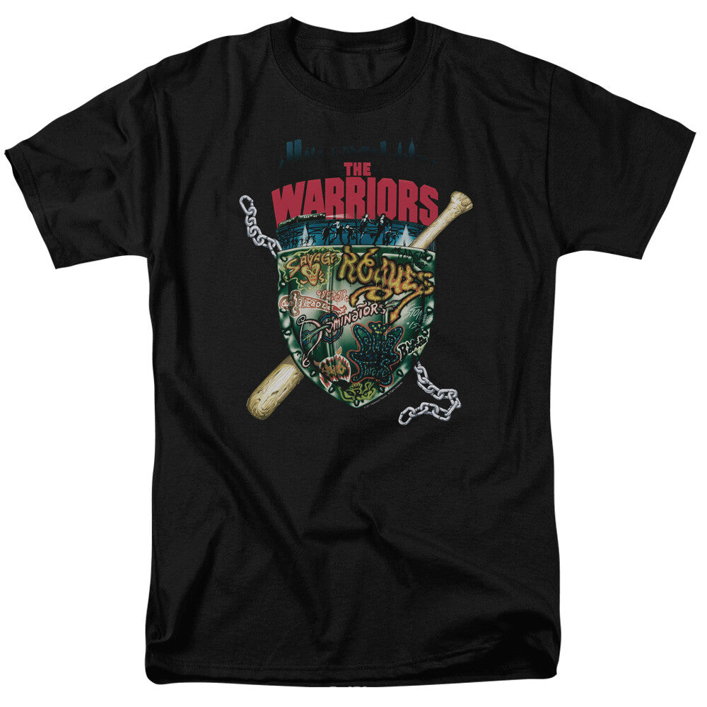 The Warriors "Shield" Mens Unisex T-shirt, -Available Size sm to 5x