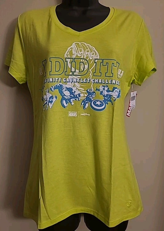 Run DIsney  19.3 mile "2016 Infinity Gauntlet Challenge" Womens Medium T- Shirt