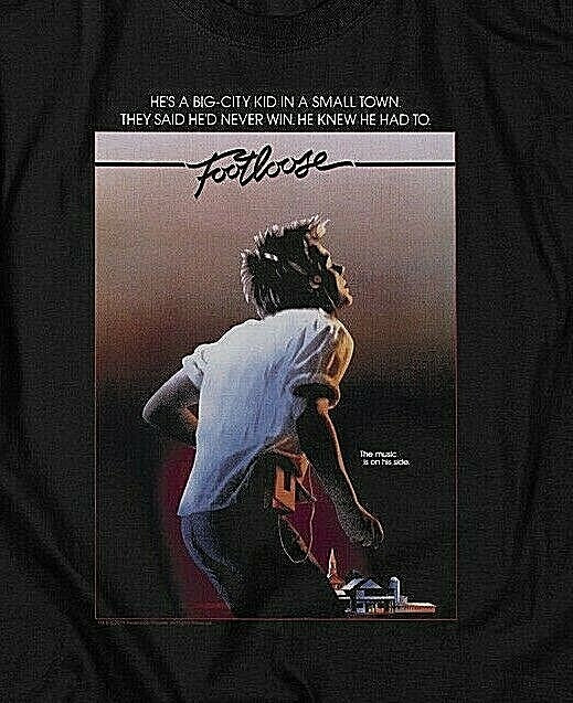 Footloose "Movie Poster"  Mens Adult Unisex T-Shirt Available in Sm to 5x 