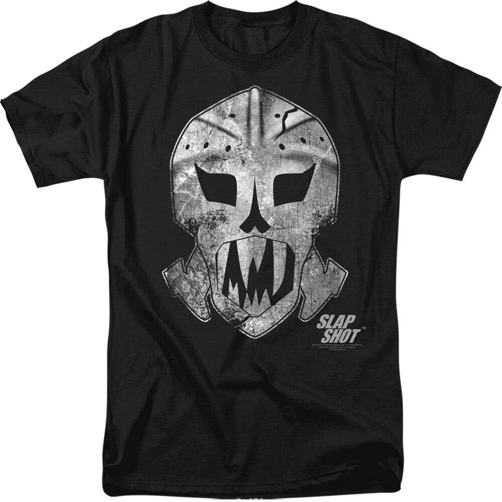 Slap Shot "Goalie Mask, The Ware Wolf" Mens T-Shirt -Available sm or 5x