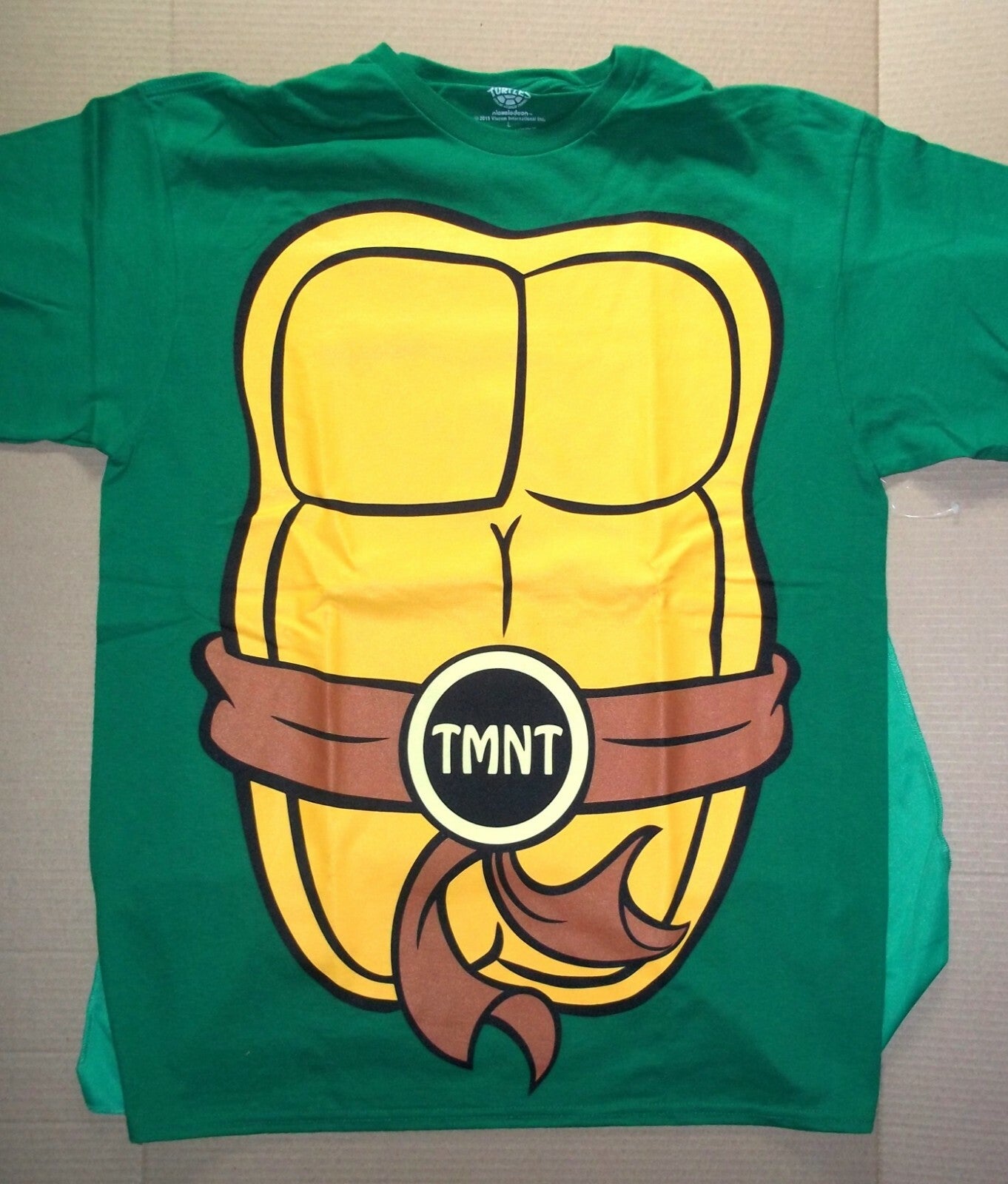 Teenage Mutant Ninja Turtles Men's Unisex Costume Caped T-shirt - Size Large