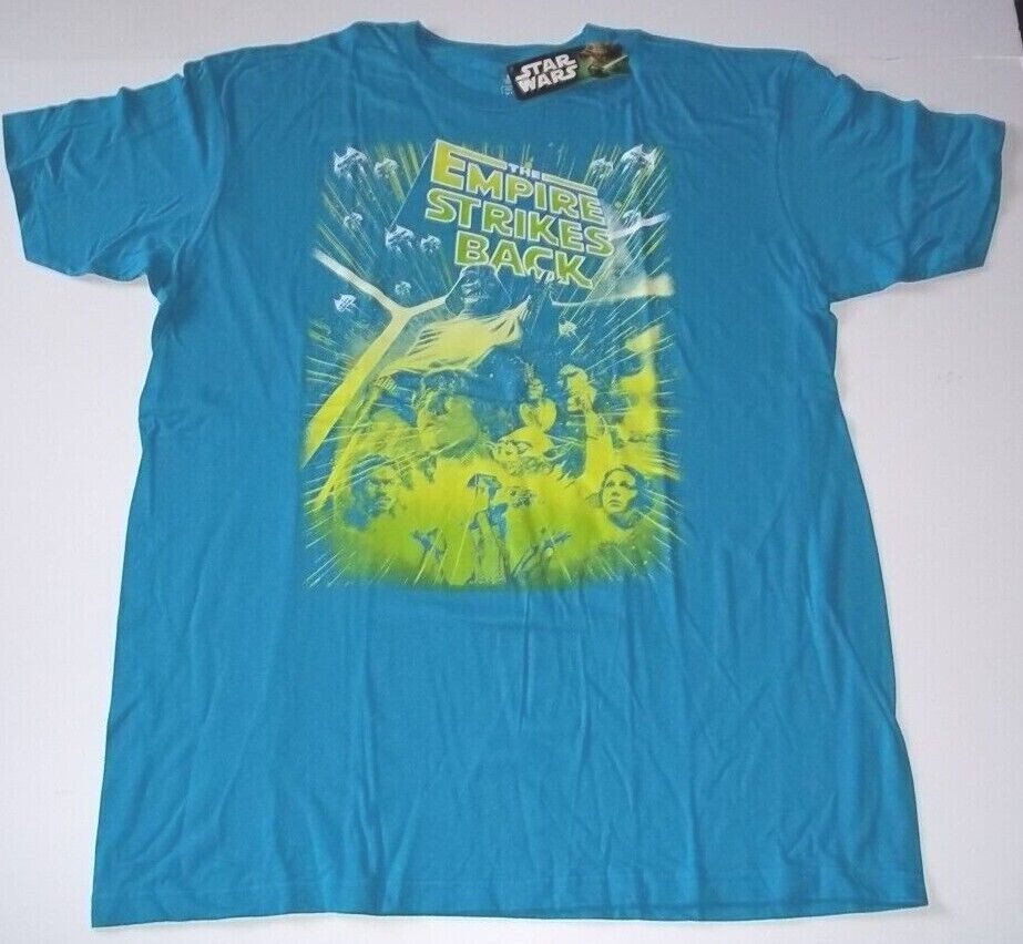 Star Wars The Empire Strikes Back Poster XL Adult Unisex T-Shirt - New Old Stock