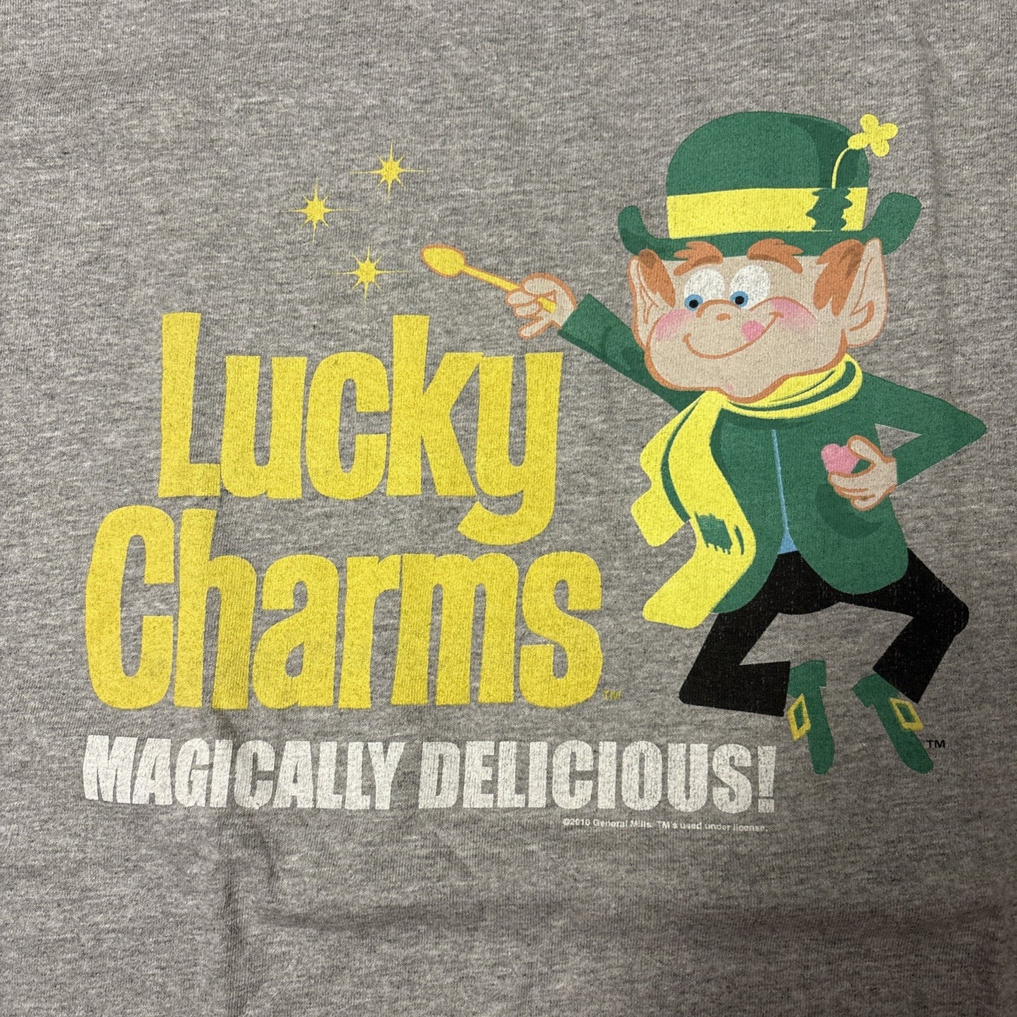 Lucky Charms "Magically Delicious" (General Mills) Mens 2x Unisex T-Shirt -NOS