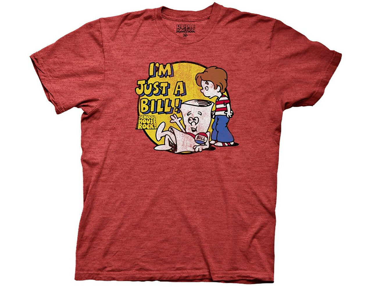 SCHOOLHOUSE ROCK "I'M JUST A BILL" Mens Unisex T-Shirt-Available Sm to 2x