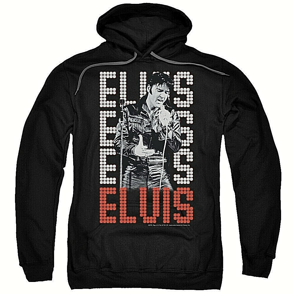 Elvis Presley "Elvis, 1968" Mens Unisex Pull-Over Hoodies Available Sm to 5x