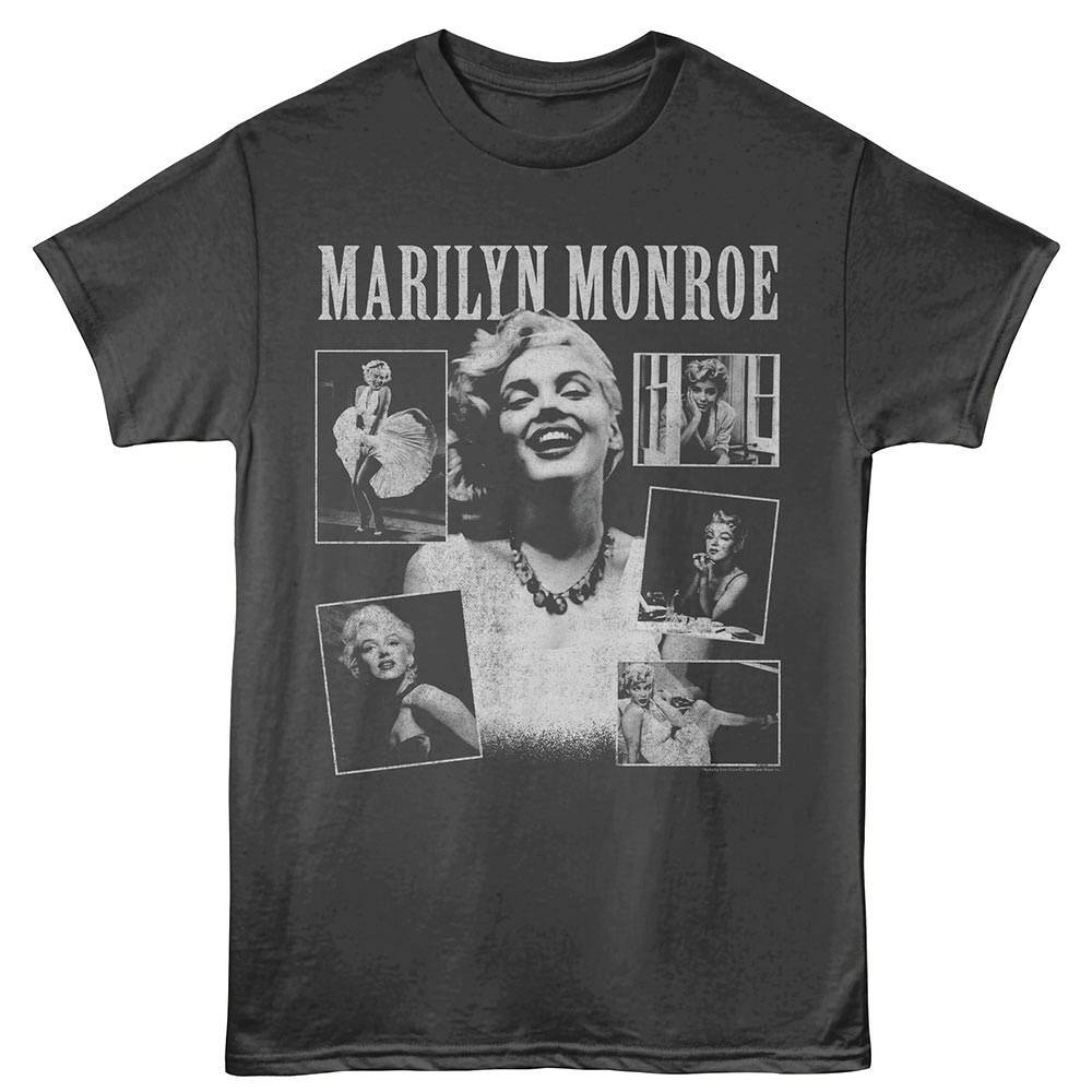 Marilyn Monroe "Movie Collage" Mens Unisex T-Shirt, Available Sm to 2x -New