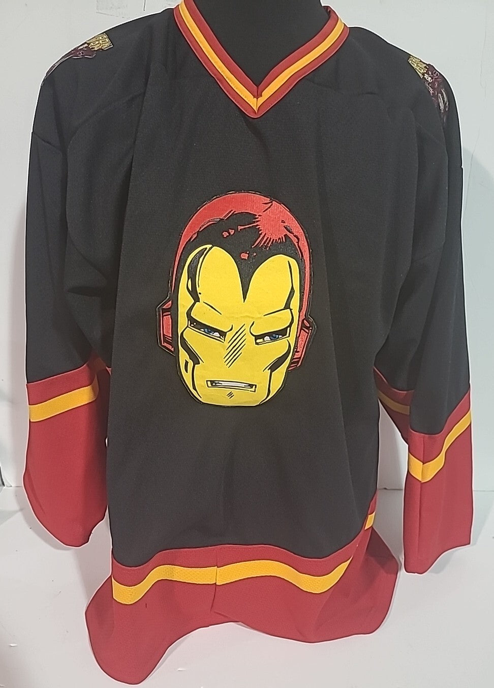 Marvel Iron-Man  Pro Model Mens Hockey Jersey -Available in sm to 3x