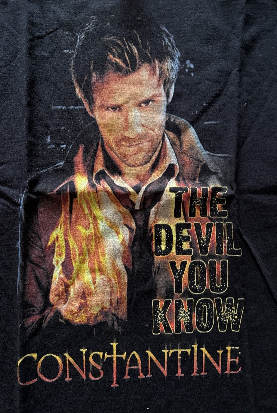 Constantine "The Devil You Know"  Mens Small  Unisex Graphic T-Shirt - NOS