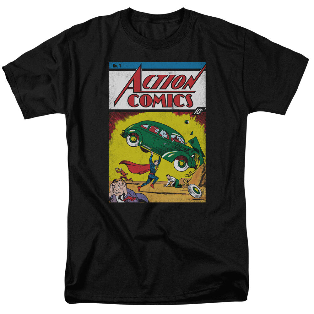Superman "Action Comics #1" Mens T-shirt -Available Sm to 5x