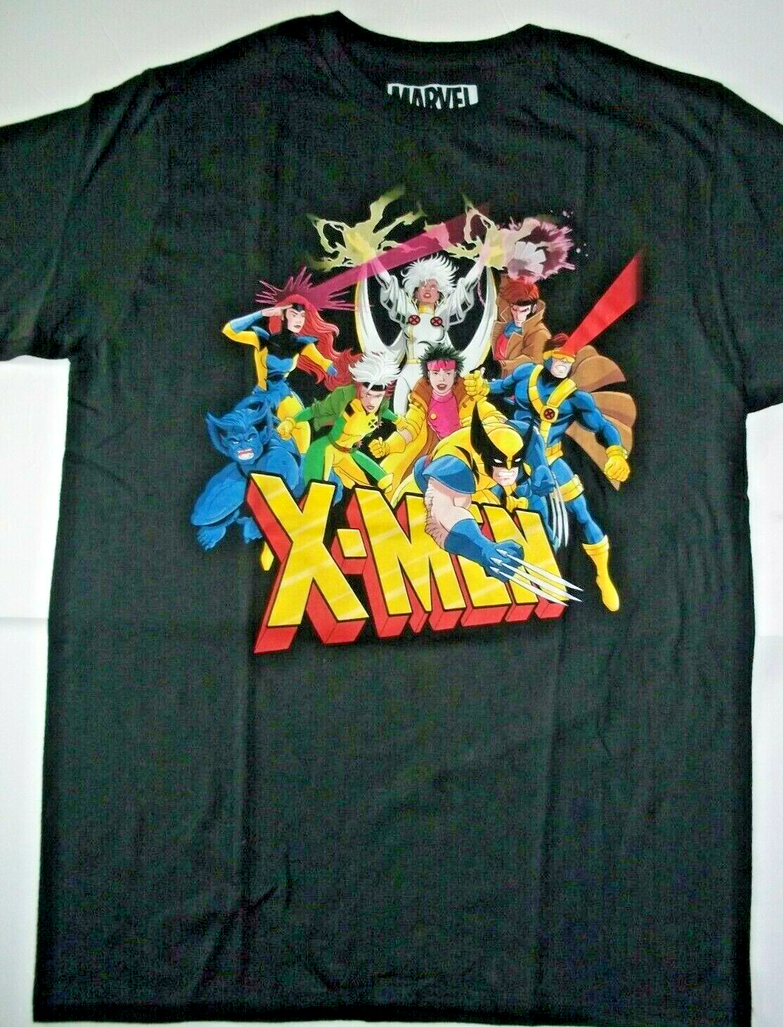 Marvel, X-Men (Storm, Gambit) Double-sided Men Medium Unisex T-Shirt -new