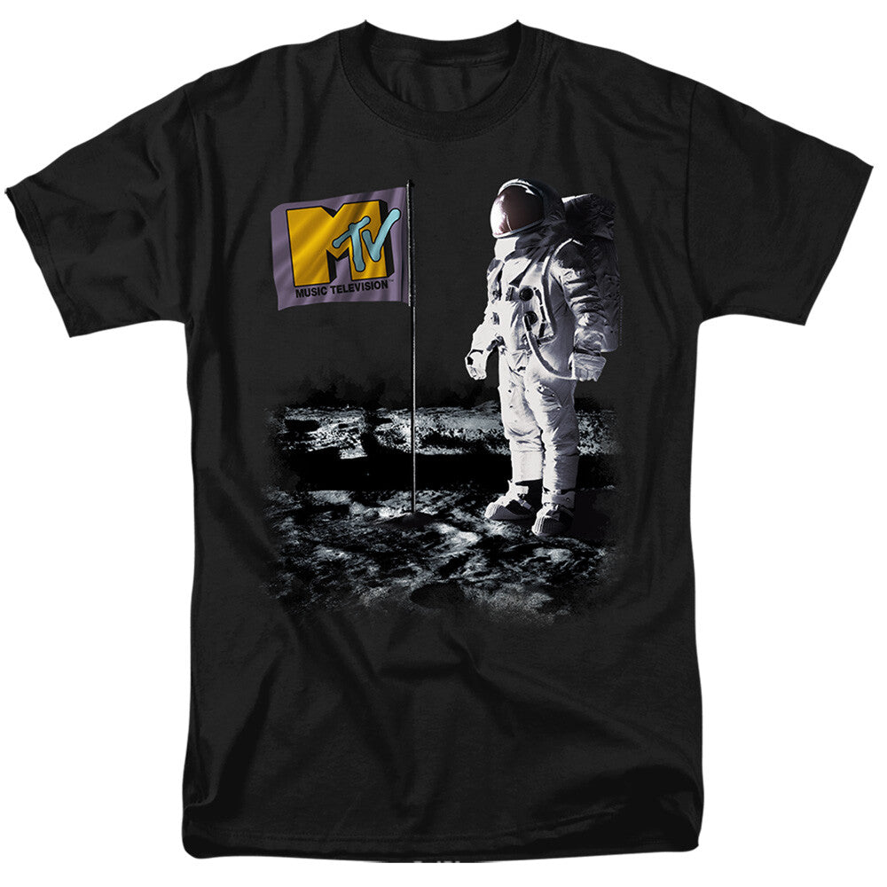 MTV "Astronaut Saluting Flag"  Mens Unisex T-Shirt -Available Sm to 5x -new