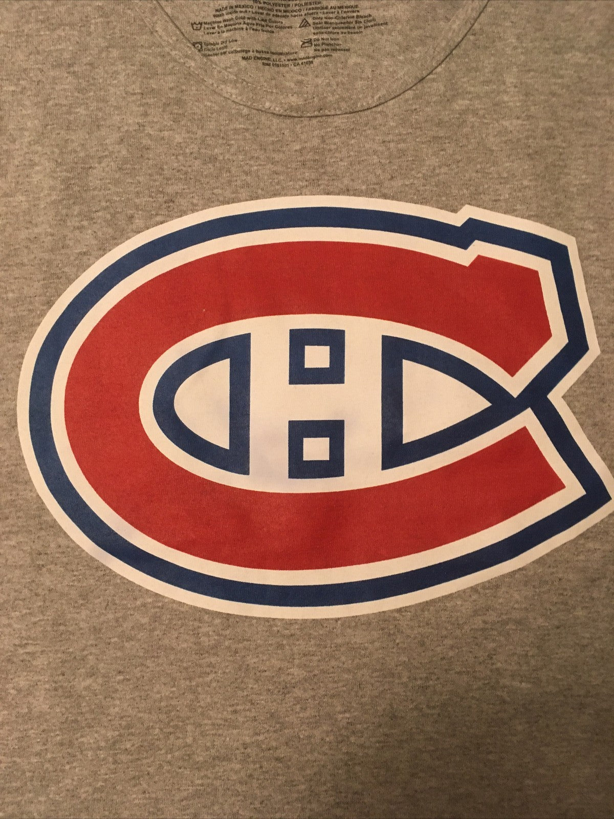 Montreal Canadiens Mens Large Unisex Tank Top T-shirt by Mad Engine -New