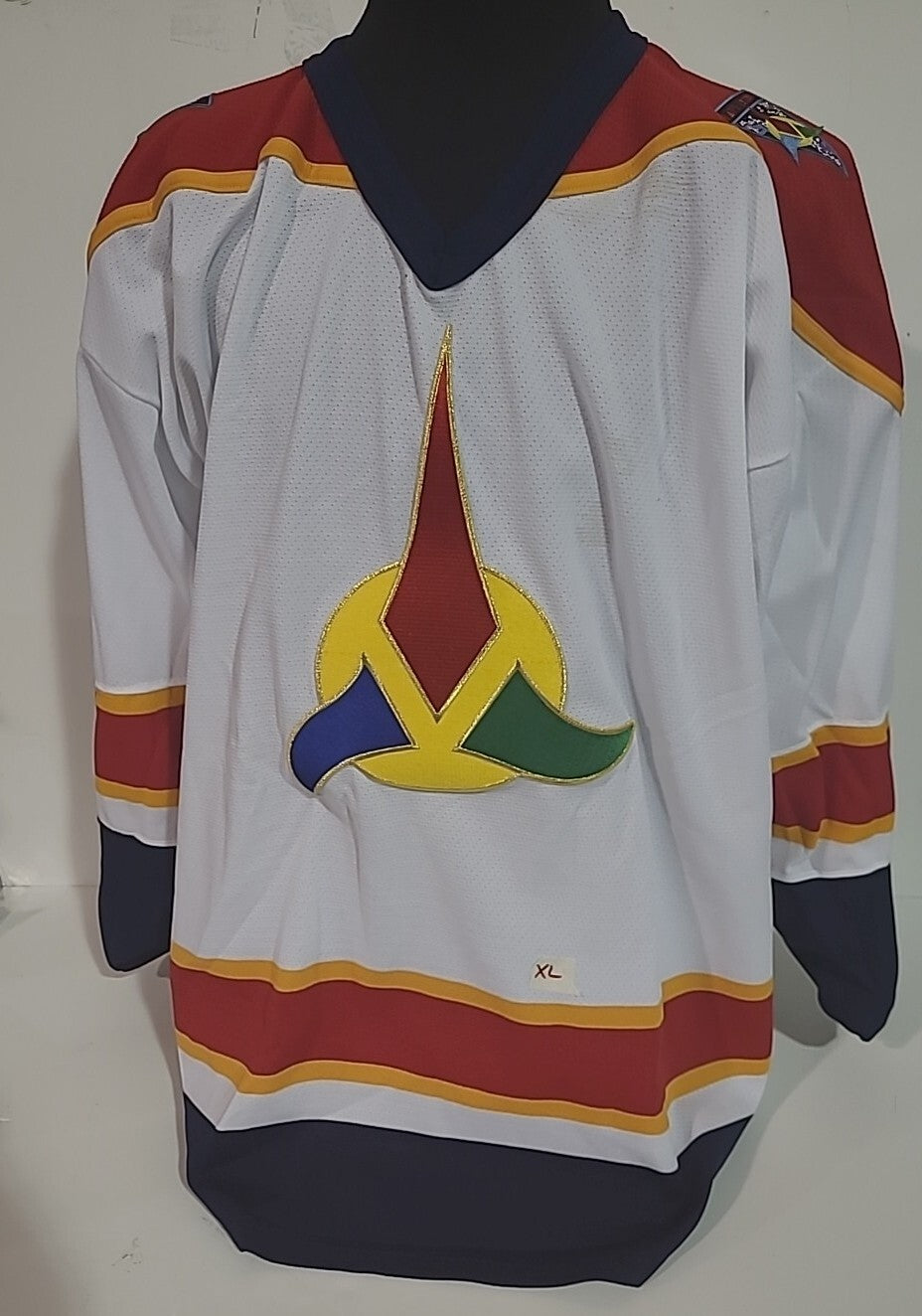 Star Trek Klingon Logo Pro Model Mens Large Hockey Jersey -Available in Sm to 3x