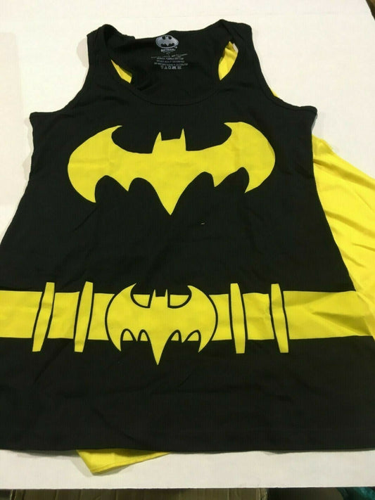 Batgirl  Junior Women's Cape Sleeveless T-Shirt Available large 