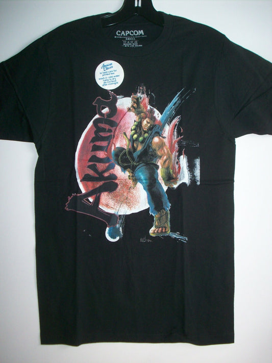 Street Fighter, "Akuma" Mens Small Unisex T-Shirt -New