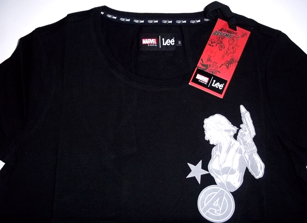 Marvel Avengers, Black Widow Women Small T-Shirt by Lee - Foreign Exclusive -New