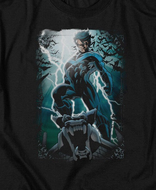 Nightwing with Bats (Batman) Mens Unisex T-Shirt - Available in Sm to 6x -new