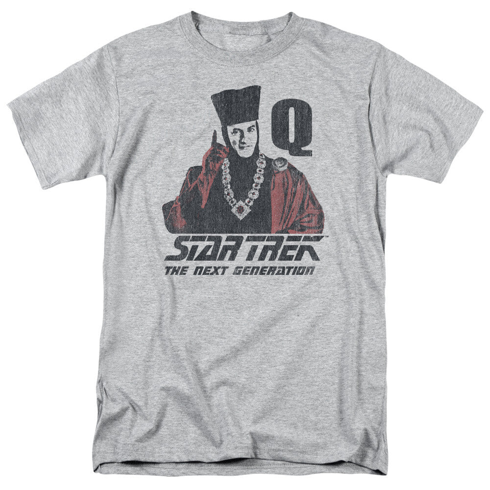 Star Trek: TNG "Q" John De Lancie Mens Adult Unisex T-Shirt -Available Sm to 3x