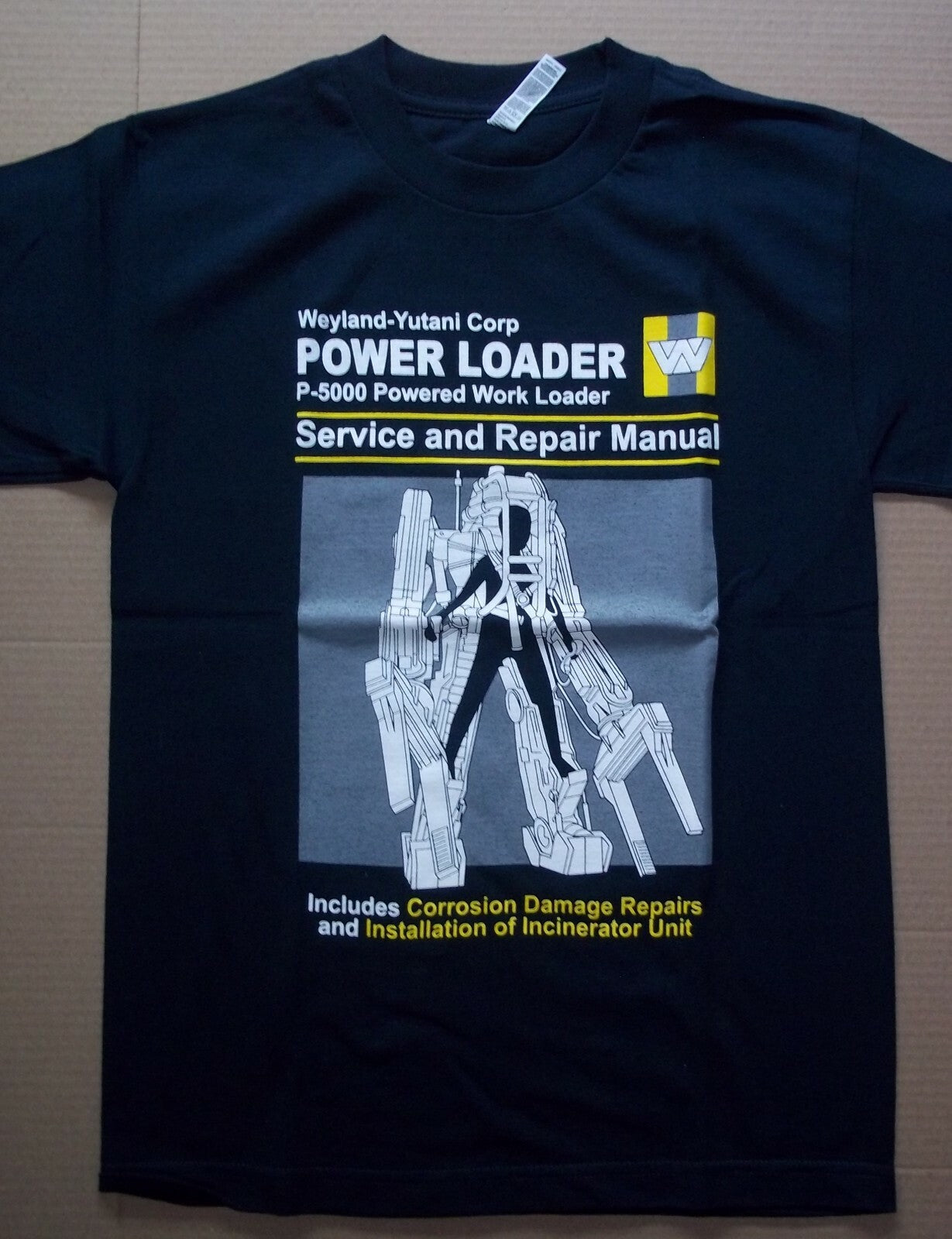 Aliens Weyland-Yutani Corp. Power Loader Mens Unisex T-Shirt - Available S & M