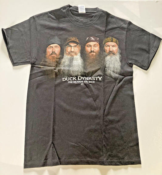 Duck Dynasty "The Beards are Back" Mens Medium Unisex T-Shirt - New old stock