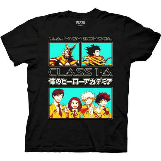 My Hero Academia Class 1-A Crew Adult Unisex T-Shirt -Available Sm to 3x -new