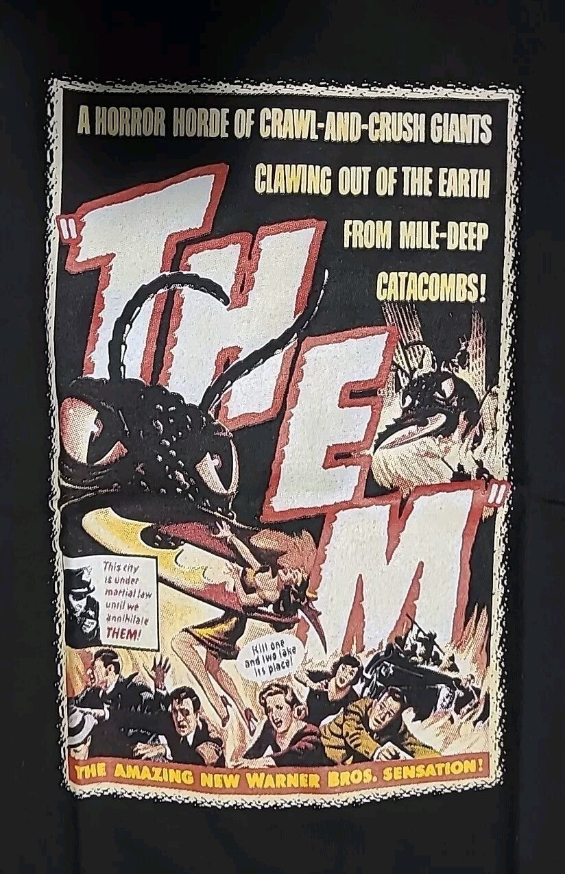"THEM" (Best Ants Horror Film) Men's Unisex T-Shirt - Available Sm to 3x -new
