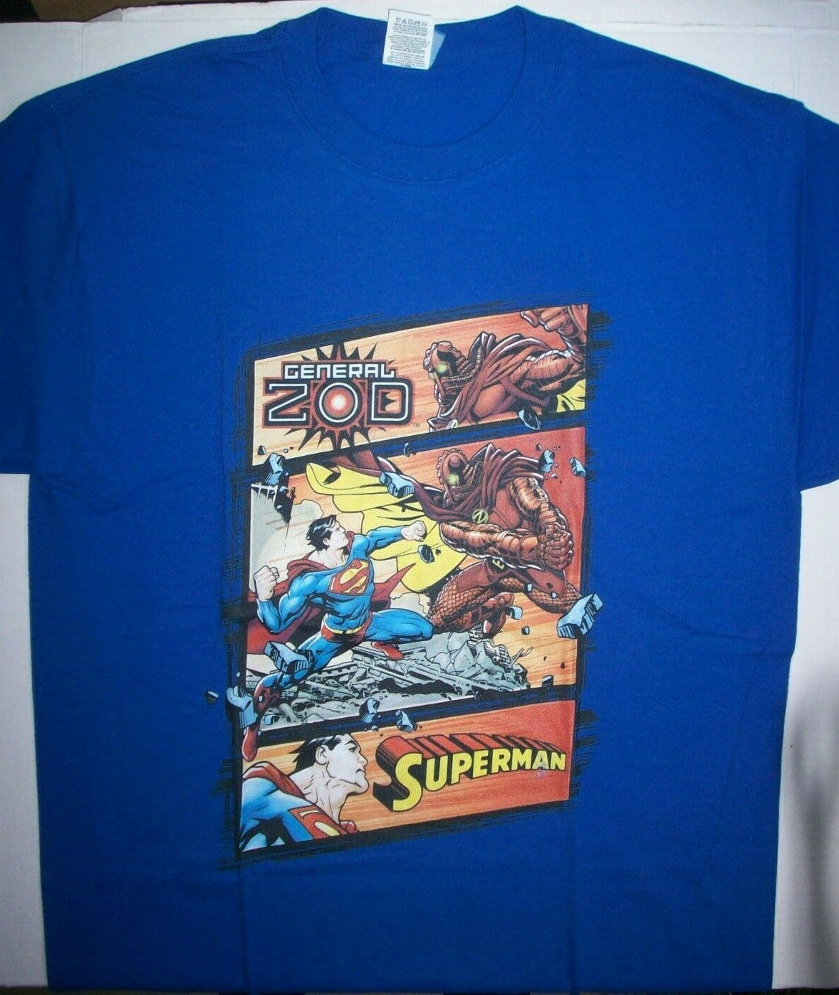 Superman & General Zod Mens T-shirt -Available Sm & Lg