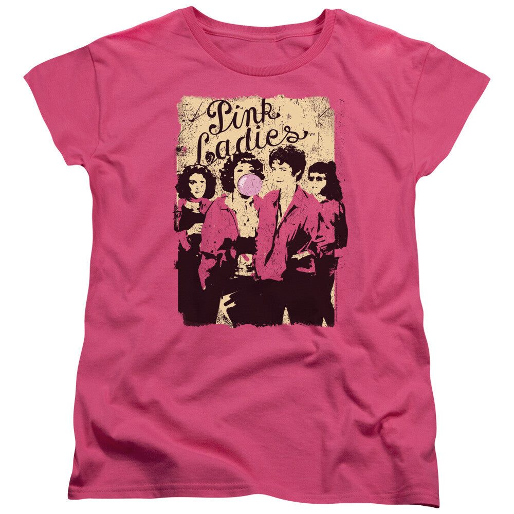 Grease "The Pink Ladies"  Womens T-Shirt, Available Sm to 2x