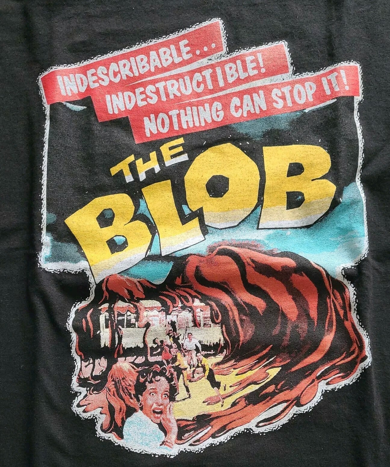 The Blob (Movie Poster) Mens Unisex T-Shirt - Available in Sm to 2x -New