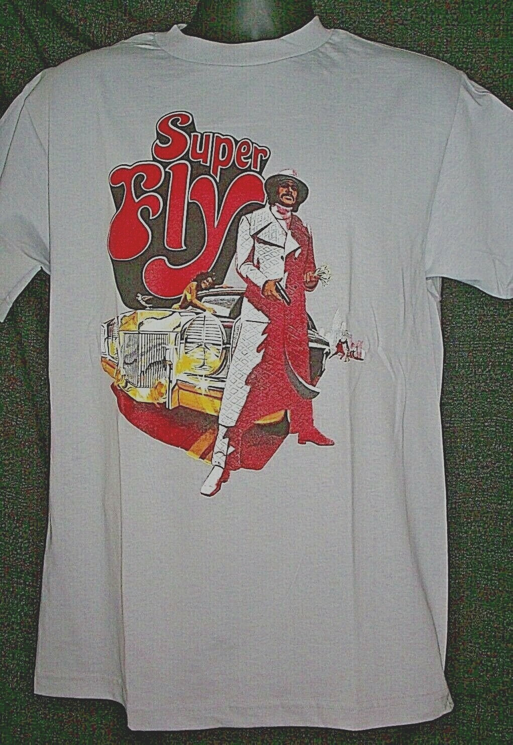 Super Fly Blaxploitation Movie Poster Mens Unisex T-Shirt -Available in Sm to 2x