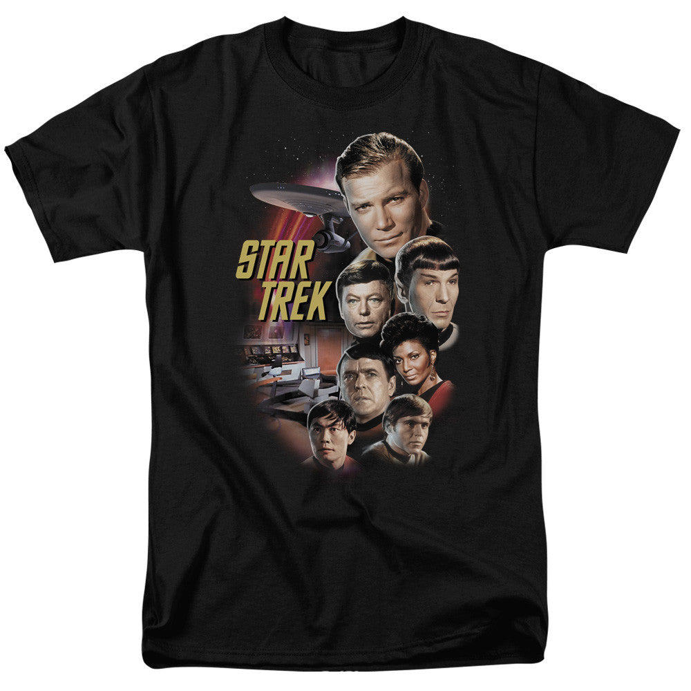 Star Trek The Classic Cast Mens Unisex T-Shirt - Available Sm to 5x -New