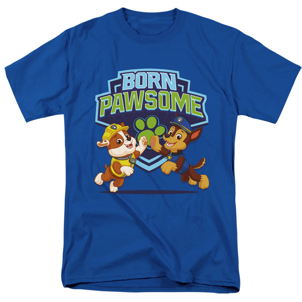 Paw Patrol "Born Pawsome"  Mens Unisex T-Shirt, Available Sm to 5x -new