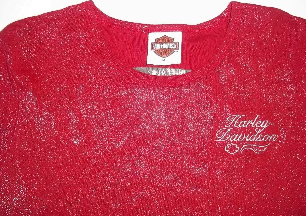Harley-Davidson, Buffalo, N.Y. Ladies Medium Embroidered Long-Sleeve T-Shirt