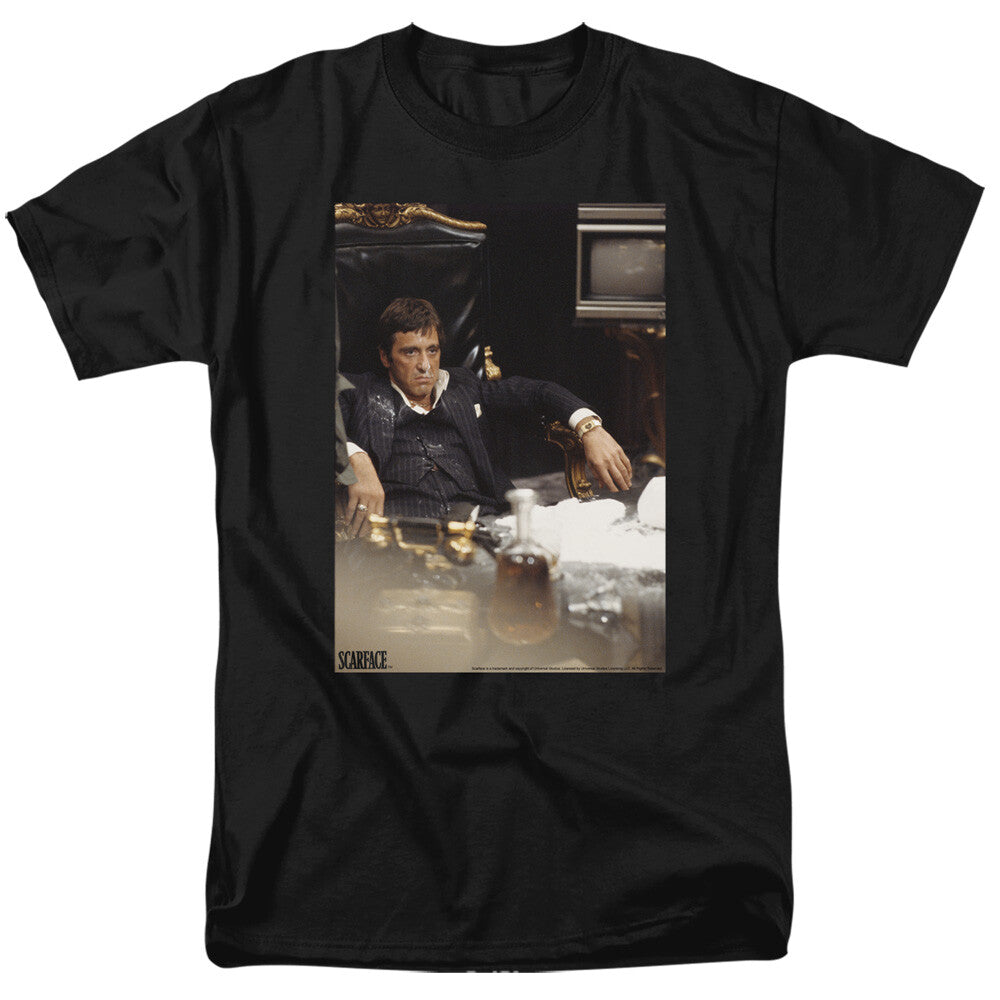 Scarface "Tony Montana Coked Up." Mens Unisex T-Shirt -Available Sm to 5x -New