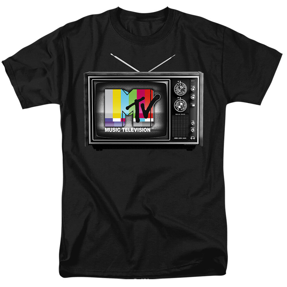MTV: "MTV Logo on TV Screen" Men Unisex T-Shirt -Available Sm to 5x -new