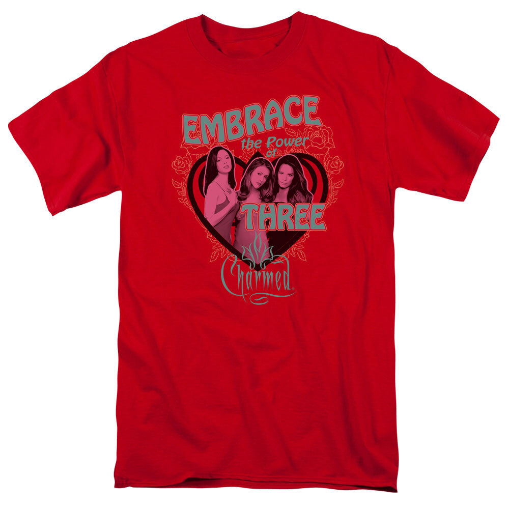 Charmed TV Series, "Embrace the Power of 3" Men Unisex T-Shirt -Available S   5x