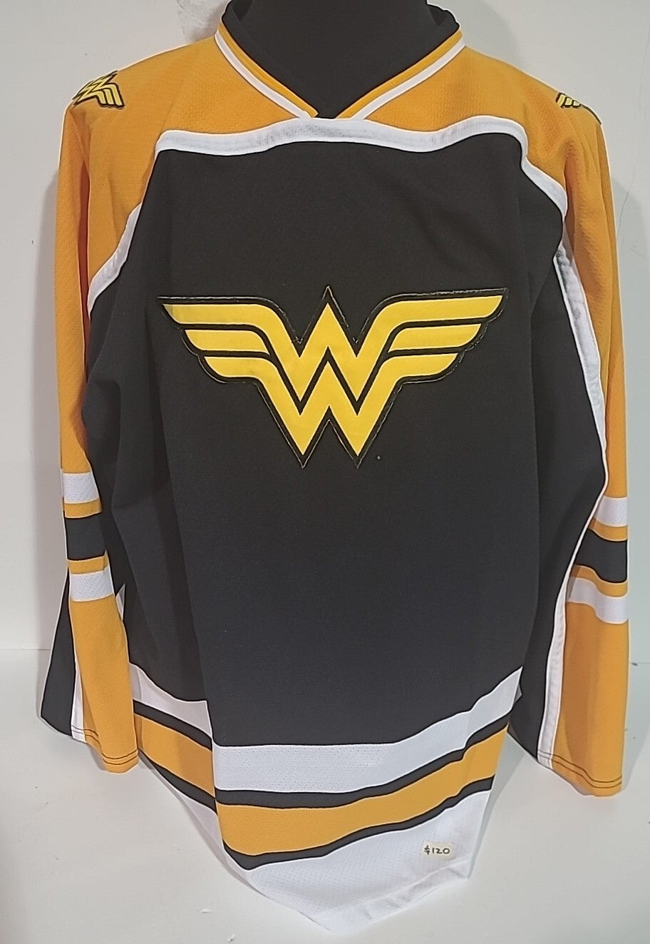 Wonder Woman "DC Comics" Pro Model Mens Hockey Jersey - Available sm to 3XL -New
