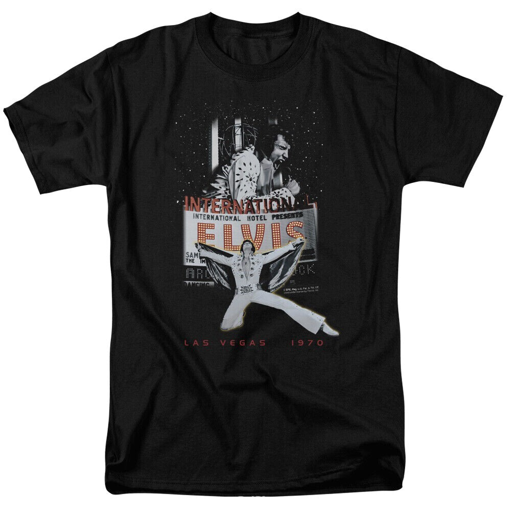 Elvis Presley "Las Vegas, 1970" Mens Unisex T-Shirt, Available Sm to 5x