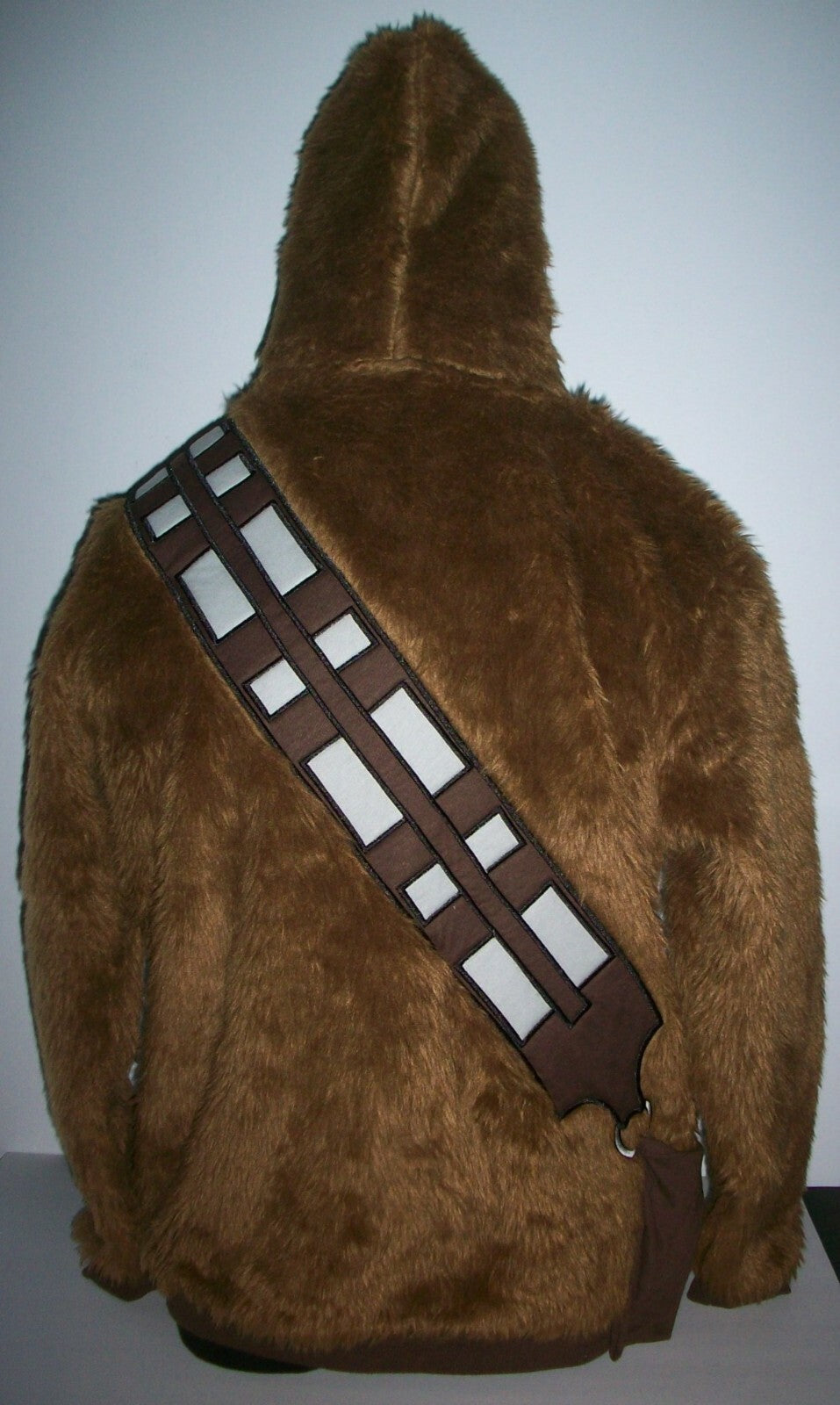Chewbacca Medium Adult Unisex Zip-Front Full-Face Costume Hoodie - New