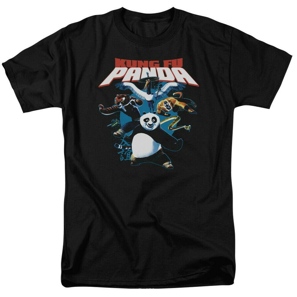 Kung Fu Panda Poster Mens Adult Unisex T-Shirt -Available in Sm to 5x -new