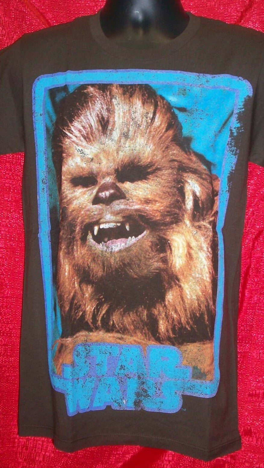 Star Wars Chewbacca Mens Small Unisex T-Shirt - New 15 years old