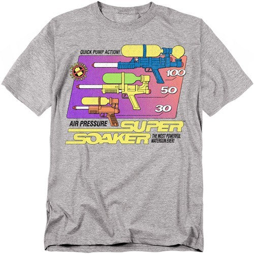 Super Soaker "Size Matters"  Mens Unisex T-Shirt, Available Sm to 3x
